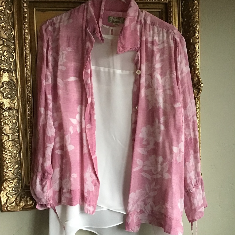 Tommy Bahama silk blouse